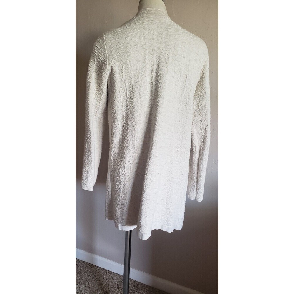 J. Jill Pure Cardigan Off White Women’s XS Lagenlook Comfy Minimalisic Sweater - Picture 16 of 16